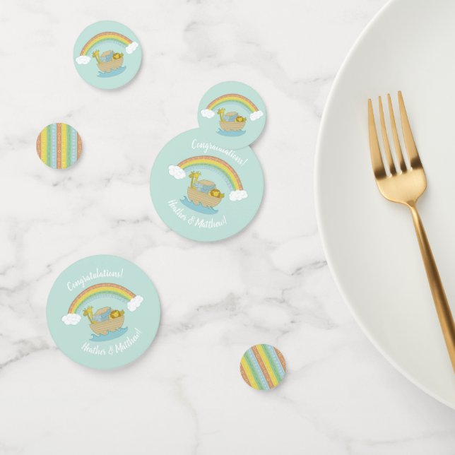 Noah's Ark Boho Baby Shower Confetti (Group)