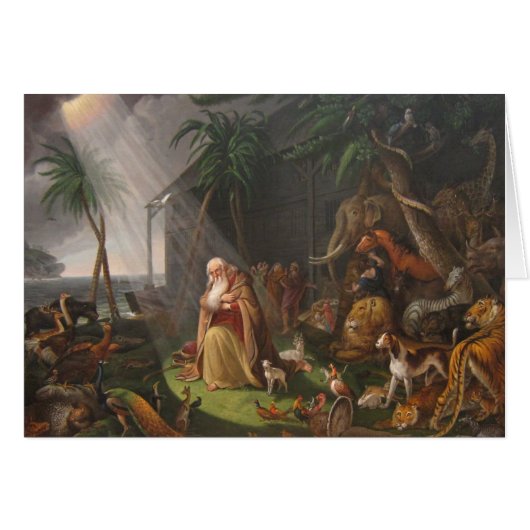 Noah's Ark by Charles Wilson Peale - Circa 1819 Cards (Front Horizontal)
