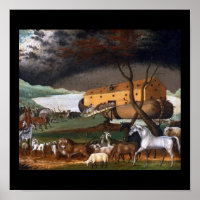 Noah's Ark by Edward Hicks - Circa 1846