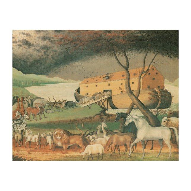 Noah's Ark by Edward Hicks, Vintage Folk Art (Front)