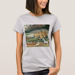 Noah's Ark by Edward Hicks, Vintage Folk Art T-Shirt