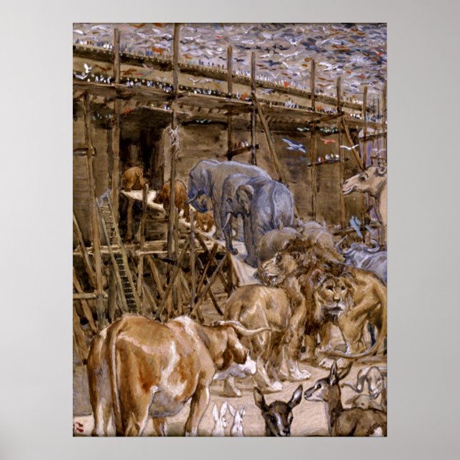 Noah's Ark by James Tissot - Circa 1900 Poster (Front)