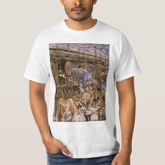 Noah's Ark by James Tissot - Circa 1900 T-Shirt (Front)