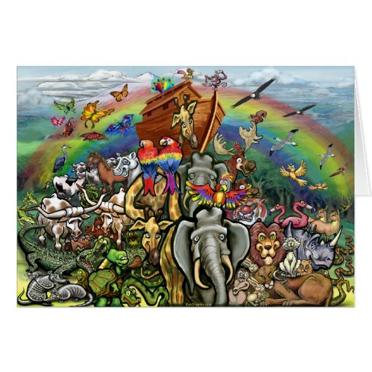 Noah's Ark Cards (Front Horizontal)
