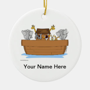 Noah's Ark Ceramic Ornament