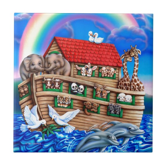Noah's Ark Ceramic Tile | Zazzle.com