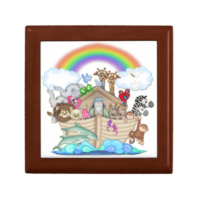 Noah's Ark Ceramic Tile Premium Gift Box (Front)