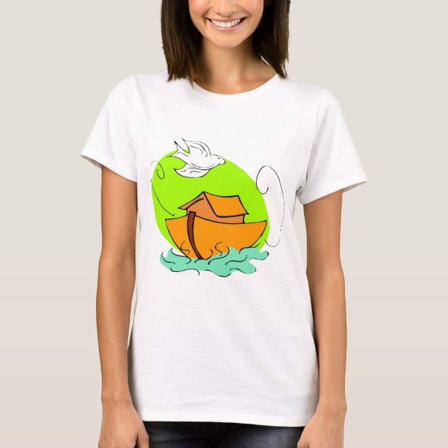 Noah's ark Christian artwork_5 T-Shirt (Front)