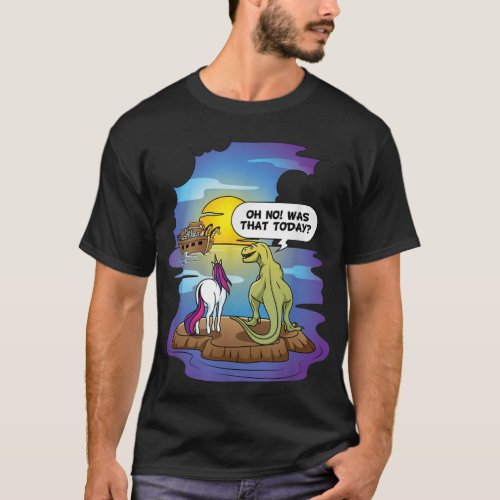 Noahs Ark Christian Pun Bibble The Last Unicorn Di T_Shirt