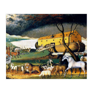Noah's Ark colorful Acrylic Print