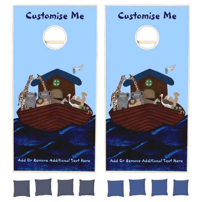 Noah's Ark Cornhole Set (Set)
