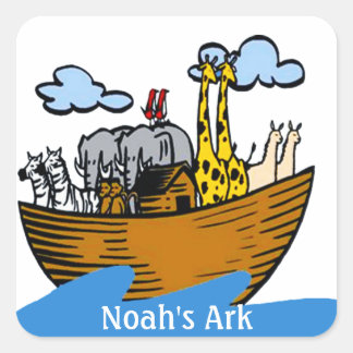 Noah's Ark Customizable Stickers (in 5 shapes)