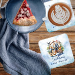Noah's Ark Cute Animals Blue Boy Baby Shower Square Paper Coaster<br><div class="desc">Welcome to our "Noah's Ark Cute Animals Blue Boy Baby Shower" collection, where charm meets whimsy in every detail. Inspired by the timeless story of Noah's Ark, this collection captures the innocence and joy of welcoming a new bundle of joy into the world. Imagine adorable animals in soft shades and...</div>