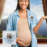 Noah's Ark Cute Animals Blue Boy Mommy to Be Button<br><div class="desc">Welcome to our "Noah's Ark Cute Animals Blue Boy Baby Shower" collection, where charm meets whimsy in every detail. Inspired by the timeless story of Noah's Ark, this collection captures the innocence and joy of welcoming a new bundle of joy into the world. Imagine adorable animals in soft shades and...</div>