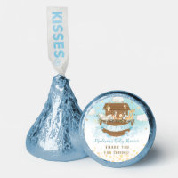 Noah's Ark Cute Animals Boy Birthday Baby Shower Hershey®'s Kisses®