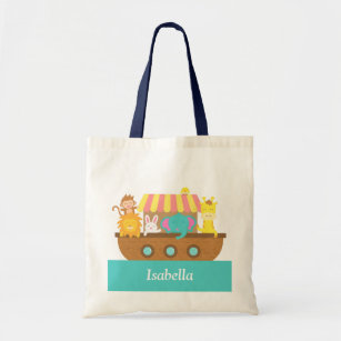 Noah's Ark, Cute Animals for kids Tote Bag