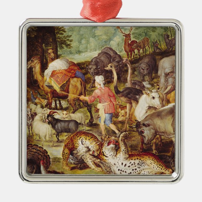 Noah's Ark, detail of the right hand side Metal Ornament (Front)