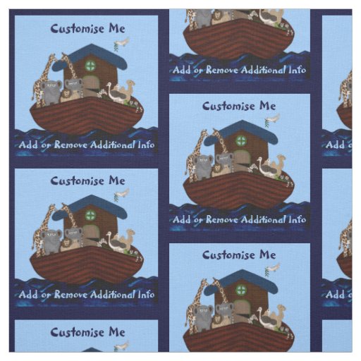 Noah's Ark Fabric