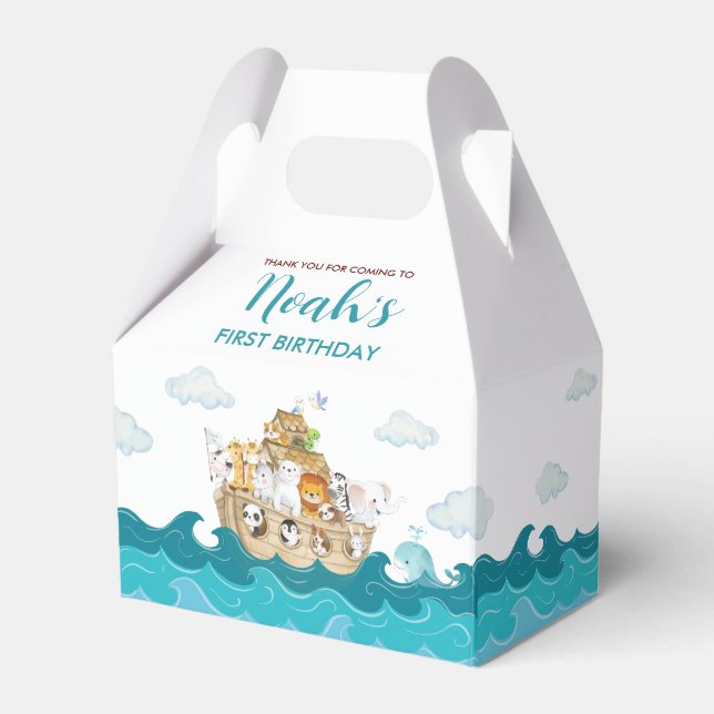 Noah's Ark Favor Box (Front Side)