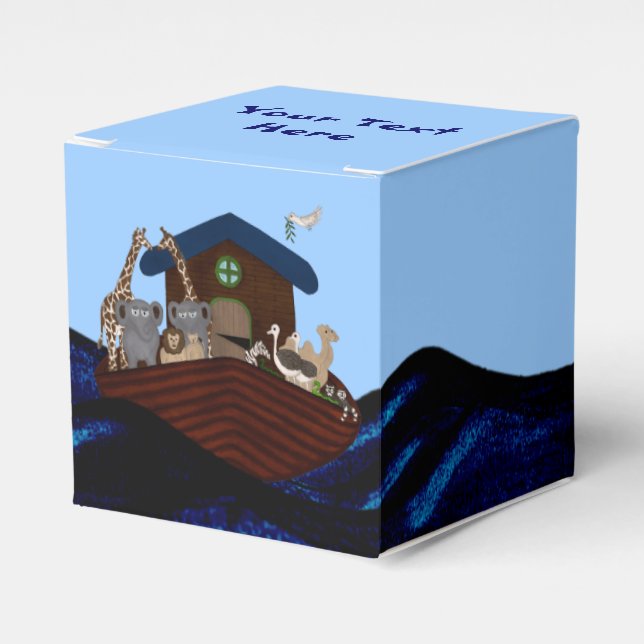 Noah's Ark Favor Boxes (Front Side)