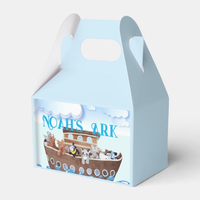 Noah's Ark Favor Boxes (Front Side)