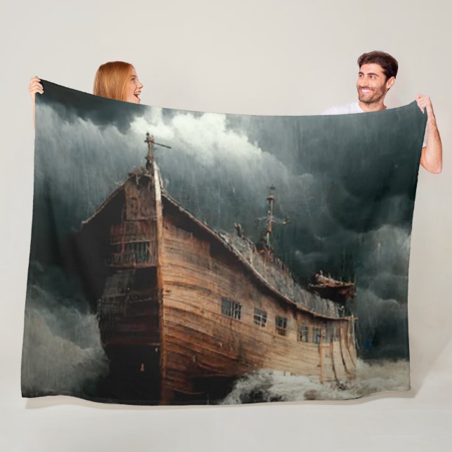NOAH'S ARK FLEECE BLANKET (In Situ)