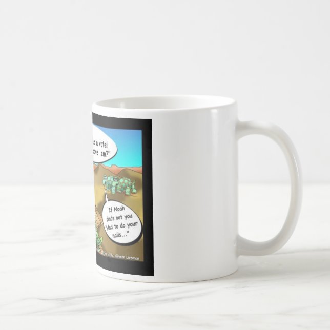 "Noah's Ark" Funny Cartoon Tees Gifts Collectibles Coffee Mug (Right)