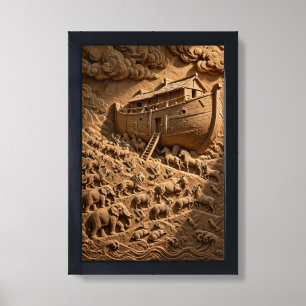 NOAH'S ARK - Genesis 6:14 (Framed) Poster