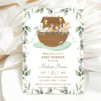 Noah's Ark Greenery Baby Shower Gender Neutral