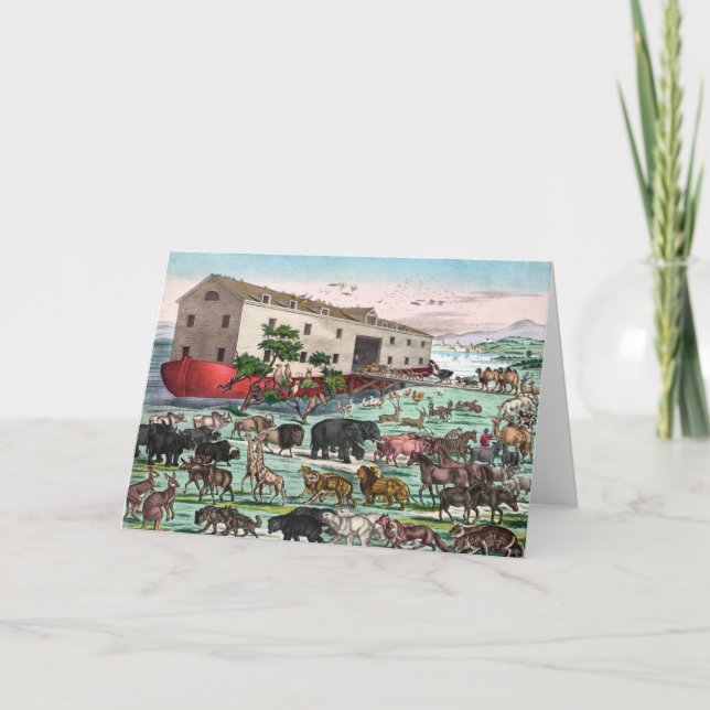 Noah's Ark greeting card (Front)