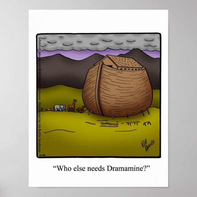 Noah's Ark Humor Poster Gift (Front)