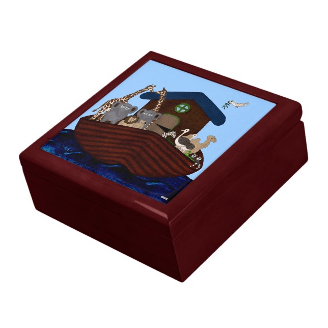 Noah's Ark Keepsake Box (Side)