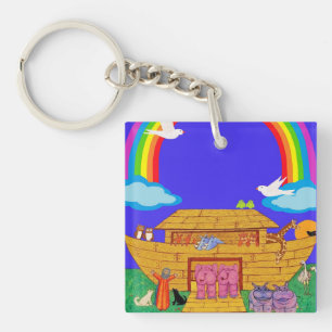 Noah's Ark Keychain