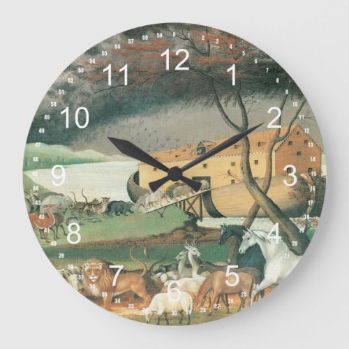 Noahs Ark Large Clock