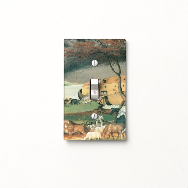 Noah's Ark Light Switch Cover (In Situ)