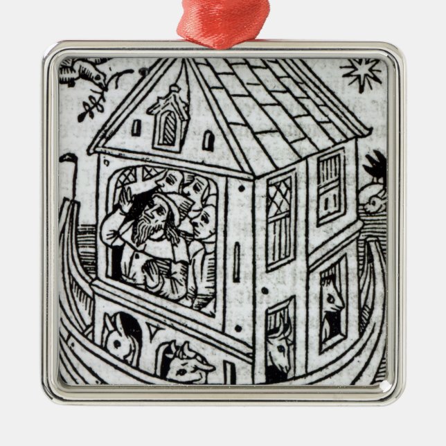 Noah's Ark Metal Ornament (Front)