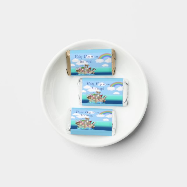 Noahs Ark Miniature Candy Bar Wrapper Party Favors (Plate)