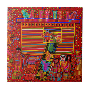 Noah's Ark Mola Ceramic Tile