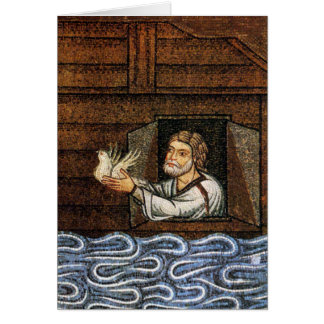 Noah's Ark Mosaic - Circa 1200 - Artist Unknown Cards