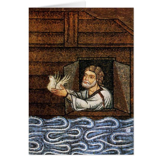 Noah's Ark Mosaic - Circa 1200 - Artist Unknown Cards (Front)