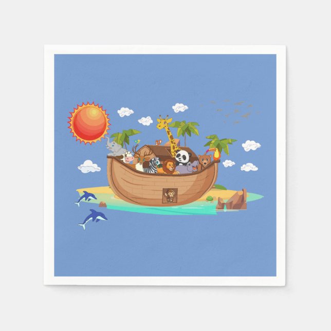 Noah's ark napkins (Front)