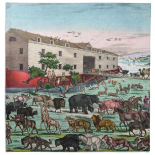 "Noah's Ark" napkins