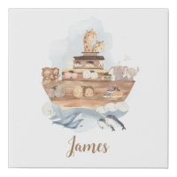 Noah's Ark Noah's Ark Faux Canvas Print