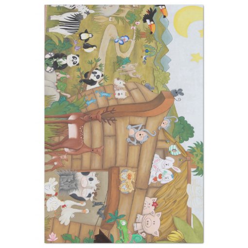 Noah's Ark Nursery Decoupage Tissue Paper | Zazzle