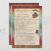 Noah's Ark Nursery Rhyme Baby Shower Games (Front/Back)