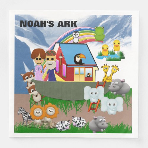 Noahs Ark Paper Napkins