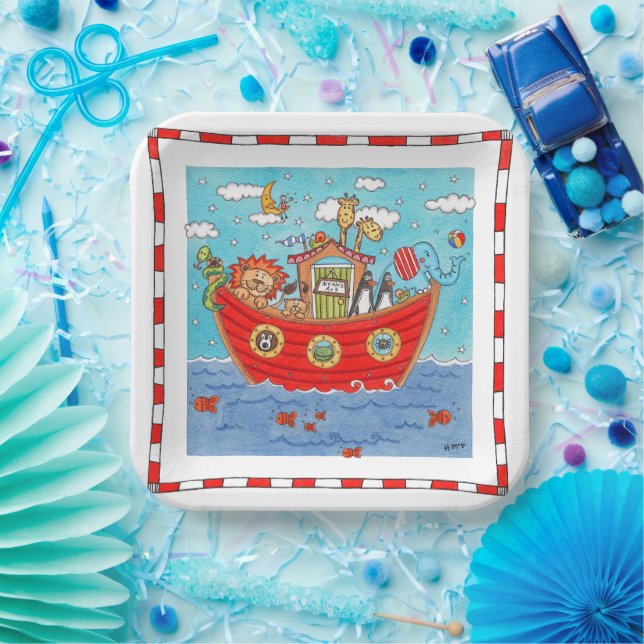 Noah's Ark  Paper Plates (Party)
