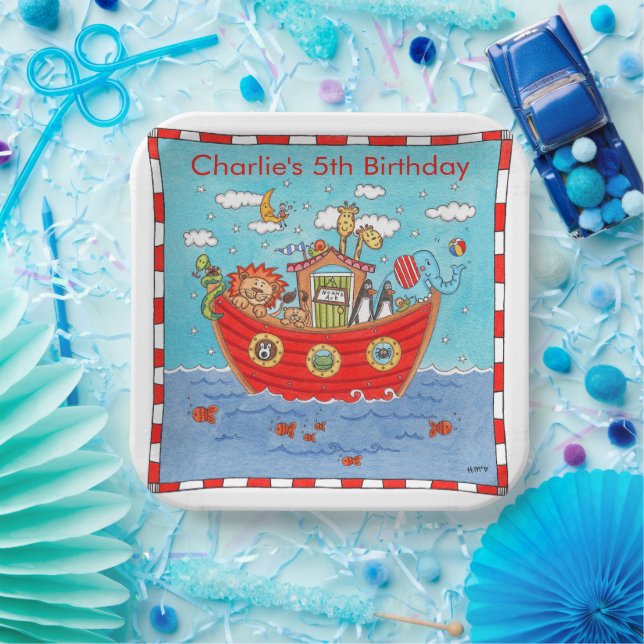 Noah's Ark  Paper Plates (Party)