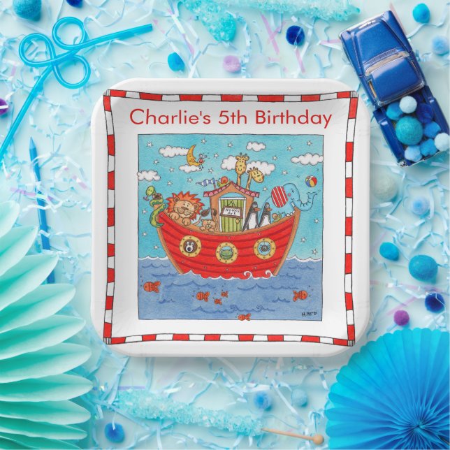 Noah's Ark  Paper Plates (Party)