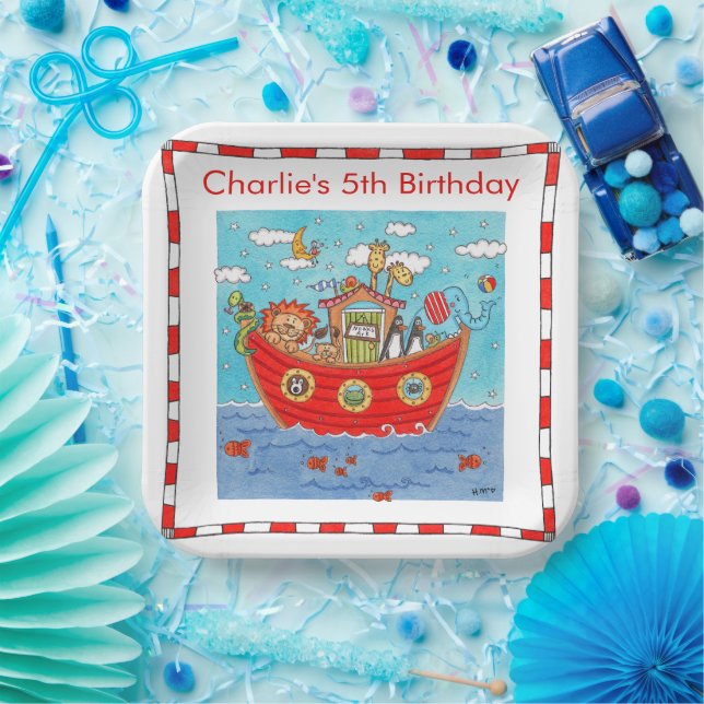 Noah's Ark  Paper Plates (Party)